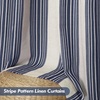 image:imageDriftAway Chris Blackout Curtain 2 Panels Grommet W52xL84 Dark BlueIvory Dark BlueLight Linenb