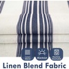 image:imageDriftAway Chris Blackout Curtain 2 Panels Grommet W52xL84 Dark BlueIvory Dark BlueLight Linenb