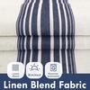 image:imageDriftAway Chris Blackout Curtain 2 Panels Grommet W52xL84 Dark BlueIvory Dark BlueLight Linenb