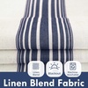 image:imageDriftAway Chris Blackout Curtain 2 Panels Grommet W52xL84 Dark BlueIvory Dark BlueLight Linenb