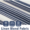 image:imageDriftAway Chris Blackout Curtain 2 Panels Grommet W52xL84 Dark BlueIvory Dark BlueLight Linenb