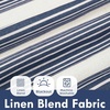 image:imageDriftAway Chris Blackout Curtain 2 Panels Grommet W52xL84 Dark BlueIvory Dark BlueLight Linenb