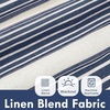 image:imageDriftAway Chris Blackout Curtain 2 Panels Grommet W52xL84 Dark BlueIvory Dark BlueLight Linenb