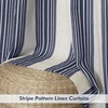 image:imageDriftAway Chris Blackout Curtain 2 Panels Grommet W52xL84 Dark BlueIvory Dark BlueLight Linenb