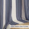 image:imageDriftAway Chris Blackout Curtain 2 Panels Grommet W52xL84 Dark BlueIvory Dark BlueLight Linenb