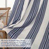 image:imageDriftAway Chris Blackout Curtain 2 Panels Grommet W52xL84 Dark BlueIvory Dark BlueLight Linenb