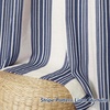 image:imageDriftAway Chris Blackout Curtain 2 Panels Grommet W52xL84 Dark BlueIvory Dark BlueLight Lineng
