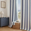 image:imageDriftAway Chris Blackout Curtain 2 Panels Grommet W52xL84 Dark BlueIvory Dark BlueLight Lineng