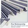 image:imageDriftAway Chris Blackout Curtain 2 Panels Grommet W52xL84 Dark BlueIvory Dark BlueLight Lineng
