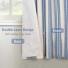 image:imageDriftAway Chris Blackout Curtain 2 Panels Grommet W52xL84 Dark BlueJean NavyLight Linenb