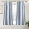image:imageDriftAway Chris Blackout Curtain 2 Panels Grommet W52xL84 Dark BlueJean NavyLight Linenb