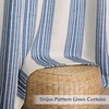 image:imageDriftAway Chris Blackout Curtain 2 Panels Grommet W52xL84 Dark BlueJean NavyLight Linenb