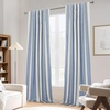 image:imageDriftAway Chris Blackout Curtain 2 Panels Grommet W52xL84 Dark BlueJean NavyLight Linenb