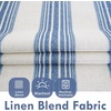 image:imageDriftAway Chris Blackout Curtain 2 Panels Grommet W52xL84 Dark BlueJean NavyLight Linenb