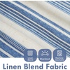 image:imageDriftAway Chris Blackout Curtain 2 Panels Grommet W52xL84 Dark BlueJean NavyLight Linenb