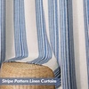 image:imageDriftAway Chris Blackout Curtain 2 Panels Grommet W52xL84 Dark BlueJean NavyLight Linenb