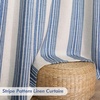 image:imageDriftAway Chris Blackout Curtain 2 Panels Grommet W52xL84 Dark BlueJean NavyLight Linenb