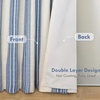 image:imageDriftAway Chris Blackout Curtain 2 Panels Grommet W52xL84 Dark BlueJean NavyLight Linenb