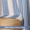 image:imageDriftAway Chris Blackout Curtain 2 Panels Grommet W52xL84 Dark BlueJean NavyLight Linenb