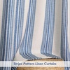 image:imageDriftAway Chris Blackout Curtain 2 Panels Grommet W52xL84 Dark BlueJean NavyLight Linenb