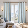 image:imageDriftAway Chris Blackout Curtain 2 Panels Grommet W52xL84 Dark BlueJean NavyLight Lineng