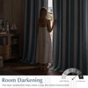 image:imageDriftAway Chris Blackout Curtain 2 Panels Grommet W52xL84 Dark BlueJean NavyLight Lineng