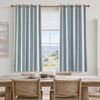 image:imageDriftAway Chris Blackout Curtain 2 Panels Grommet W52xL84 Dark BlueJean NavyLight Lineng