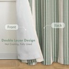 image:imageDriftAway Chris Blackout Curtain 2 Panels Grommet W52xL84 Dark BlueLoden GreenLight Linenb