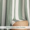 image:imageDriftAway Chris Blackout Curtain 2 Panels Grommet W52xL84 Dark BlueLoden GreenLight Linenb
