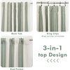 image:imageDriftAway Chris Blackout Curtain 2 Panels Grommet W52xL84 Dark BlueLoden GreenLight Linenb