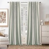image:imageDriftAway Chris Blackout Curtain 2 Panels Grommet W52xL84 Dark BlueLoden GreenLight Linenb