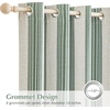 image:imageDriftAway Chris Blackout Curtain 2 Panels Grommet W52xL84 Dark BlueLoden GreenLight Lineng