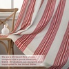 image:imageDriftAway Chris Blackout Curtain 2 Panels Grommet W52xL84 Dark BlueRedLight Linenb