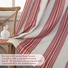 image:imageDriftAway Chris Blackout Curtain 2 Panels Grommet W52xL84 Dark BlueRedLight Linenb