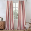 image:imageDriftAway Chris Blackout Curtain 2 Panels Grommet W52xL84 Dark BlueRedLight Linenb