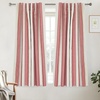 image:imageDriftAway Chris Blackout Curtain 2 Panels Grommet W52xL84 Dark BlueRedLight Linenb