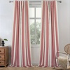 image:imageDriftAway Chris Blackout Curtain 2 Panels Grommet W52xL84 Dark BlueRedLight Linenb
