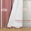 image:imageDriftAway Chris Blackout Curtain 2 Panels Grommet W52xL84 Dark BlueRedLight Linenb