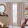 image:imageDriftAway Chris Blackout Curtain 2 Panels Grommet W52xL84 Dark BlueRedLight Lineng