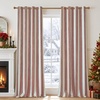 image:imageDriftAway Chris Blackout Curtain 2 Panels Grommet W52xL84 Dark BlueRedLight Lineng