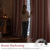 image:imageDriftAway Chris Blackout Curtain 2 Panels Grommet W52xL84 Dark BlueRedLight Lineng