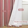 image:imageDriftAway Chris Blackout Curtain 2 Panels Grommet W52xL84 Dark BlueRedLight Lineng