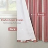 image:imageDriftAway Chris Blackout Curtain 2 Panels Grommet W52xL84 Dark BlueRedLight Lineng