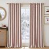 image:imageDriftAway Chris Blackout Curtain 2 Panels Grommet W52xL84 Dark BlueRedLight Lineng