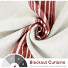 image:imageDriftAway Chris Blackout Curtain 2 Panels Grommet W52xL84 Dark BlueRedLight Lineng