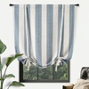 image:imageDriftAway Chris Double Layer Linen Blackout Tie Up Curtains Thermal Insulated Fully Lined Vertical Striped Balloon Roman Shade Bathroom Window Adjustable Rod Pocket 45 Inch by 63 Inch GrayJean Navy