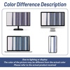 image:imageDriftAway Chris Double Layer Linen Blackout Tie Up Curtains Thermal Insulated Fully Lined Vertical Striped Balloon Roman Shade Bathroom Window Adjustable Rod Pocket 45 Inch by 63 Inch GrayIvoryDark Blue