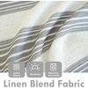 image:imageDriftAway Chris Double Layer Linen Blackout Tie Up Curtains Thermal Insulated Fully Lined Vertical Striped Balloon Roman Shade Bathroom Window Adjustable Rod Pocket 45 Inch by 63 Inch GrayGrey