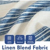 image:imageDriftAway Chris Double Layer Linen Blackout Tie Up Curtains Thermal Insulated Fully Lined Vertical Striped Balloon Roman Shade Bathroom Window Adjustable Rod Pocket 45 Inch by 63 Inch GrayJean Navy