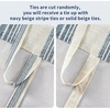 image:imageDriftAway Chris Double Layer Linen Blackout Tie Up Curtains Thermal Insulated Fully Lined Vertical Striped Balloon Roman Shade Bathroom Window Adjustable Rod Pocket 45 Inch by 63 Inch GrayJean Navy